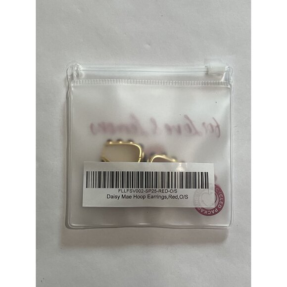 For Love & Lemons Daisy Mae Hoop Earrings in Gold - Picture 3 of 4